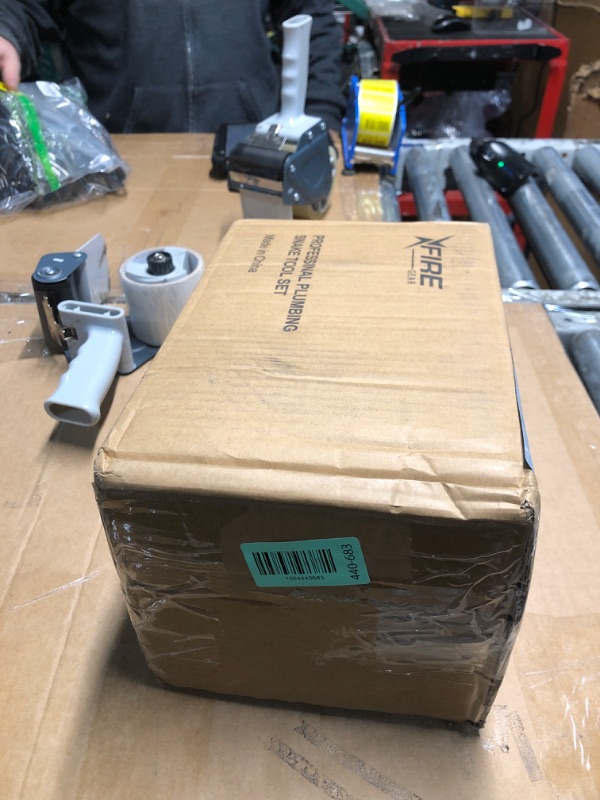 Photo 1 of ?New?50 FT Double Mode Drain Snake Tools, 11-in-1 Drain Auger for Sink and Drain Unblocking, Plumbing Snake for Kitchen, Bathrom and Shower Sink, Snake for Real DYIs (Red)