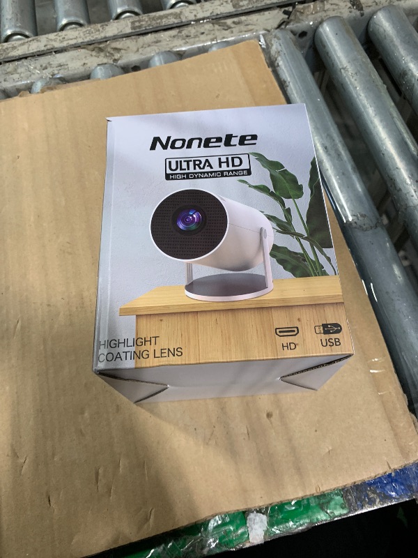 Photo 1 of [2026 Upgraded] Mini Projector 4K Supported 1080P FHD - Auto Keystone 270° Rotatable, WiFi 6 & Bluetooth 5.2, Smart Android TV OS, Portable Projector Compatible with HDMI/TV Stick/Laptop/Phone(Black)