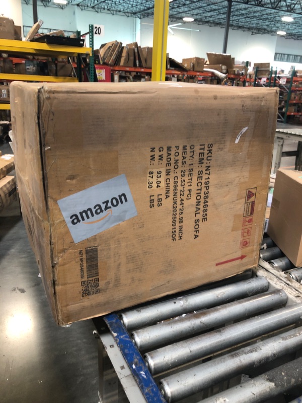 Photo 1 of **SIMILAR NOT EXACT** **INCOMPLETE SET**
Legend Vansen Modular Sectional Sofa U Shaped Couch with Ottoman Modern Reversible Corner Sectional Couch for Living Room (Dark Grey, U Shaped Sofa-3)