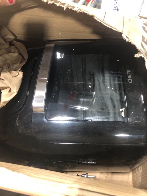 Photo 1 of **HAS SCRATCHES**DAMAGE**FINAL SALE!!!!CHEFMAN Multifunctional Digital Air Fryer+ Rotisserie, Dehydrator, Convection Oven, 17 Touch Screen Presets Fry, Roast, Dehydrate, Bake, XL 10L Family Size, Auto Shutoff, Large Easy-View Window, Black