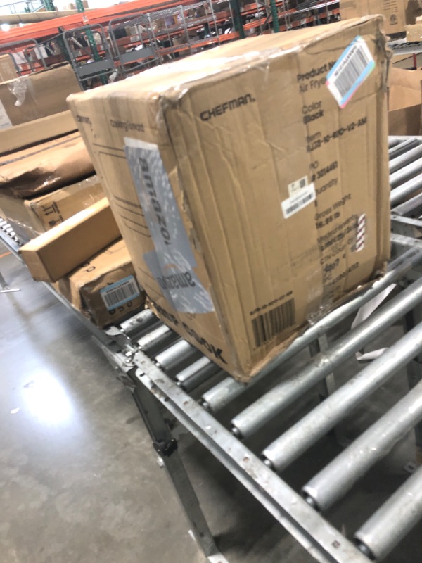 Photo 1 of **HAS SCRATCHES**DAMAGE**FINAL SALE!!!!CHEFMAN Multifunctional Digital Air Fryer+ Rotisserie, Dehydrator, Convection Oven, 17 Touch Screen Presets Fry, Roast, Dehydrate, Bake, XL 10L Family Size, Auto Shutoff, Large Easy-View Window, Black