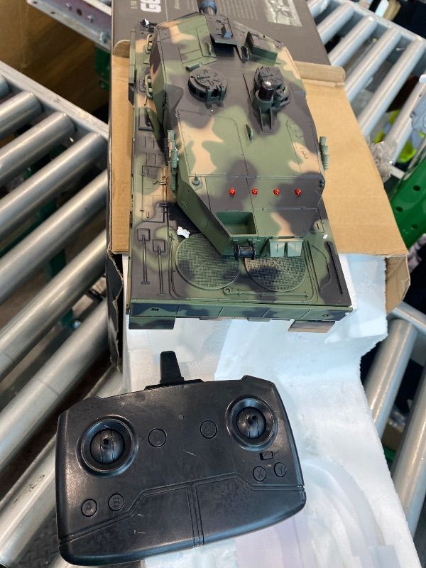Photo 1 of ***BATTERY'S NOT INCLUDED*** BESTYMXY RC Tanks HengLong German King Tiger Henschel Heavy Tank, 1/16 2.4ghz Remote Control Tank Vehicles Model with Sound & Light for Ages 14+