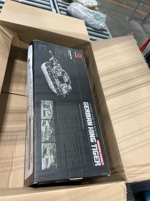 Photo 1 of ***BATTERY'S NOT INCLUDED*** BESTYMXY RC Tanks HengLong German King Tiger Henschel Heavy Tank, 1/16 2.4ghz Remote Control Tank Vehicles Model with Sound & Light for Ages 14+