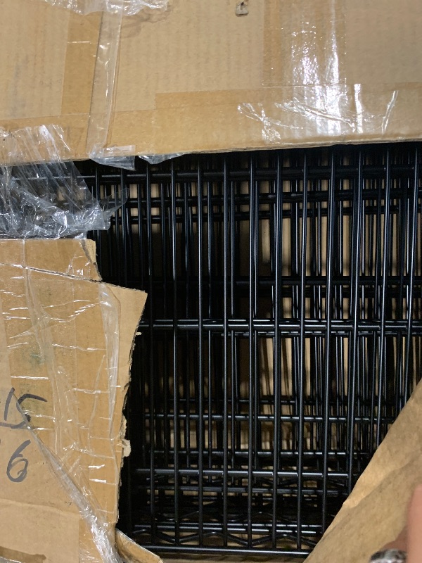 Photo 1 of ****MISSING SCREWS!!!!!!!MilleLoom 5 Tier Industrial Storage Shelving Unit 3300LBS Capacity, Heavy Duty Adjustable Metal Shelves w/Wheels & Leveling Feet, Garage, Workshop, Basement Rack Shelf, 82.7" H X 59" W X 24" H, Black