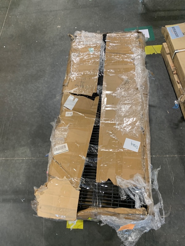 Photo 1 of ****MISSING SCREWS!!!!!!!MilleLoom 5 Tier Industrial Storage Shelving Unit 3300LBS Capacity, Heavy Duty Adjustable Metal Shelves w/Wheels & Leveling Feet, Garage, Workshop, Basement Rack Shelf, 82.7" H X 59" W X 24" H, Black