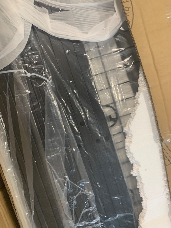 Photo 1 of ***MISSING WOOD PIECES!!!!LIKIMIO California King Bed Frames, Storage Headboard with Charging Station, Solid and Stable, Noise Free, No Box Spring Needed, Easy Assembly

