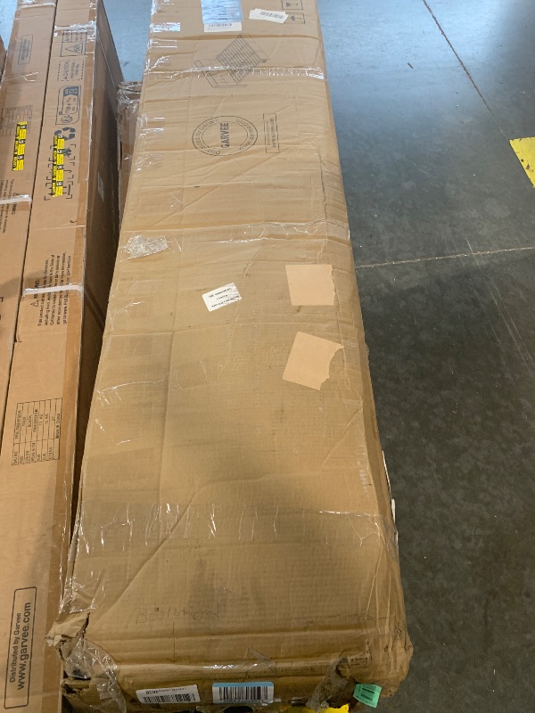Photo 1 of ***MISSING WOOD PIECES!!!!LIKIMIO California King Bed Frames, Storage Headboard with Charging Station, Solid and Stable, Noise Free, No Box Spring Needed, Easy Assembly
