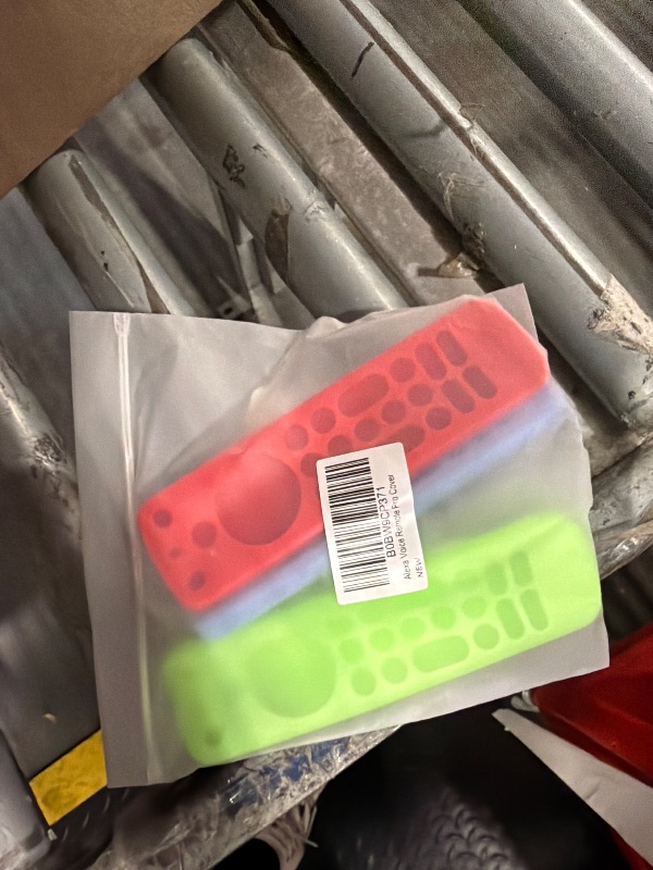 Photo 1 of [3 Pack] Climberer Firestick Pro New Cover - Fire TV Voice Remote Pro2025- Shockproof Silicone Protective Case for Improved Grip and Durability (Fluorescent Green + Blue)+ red