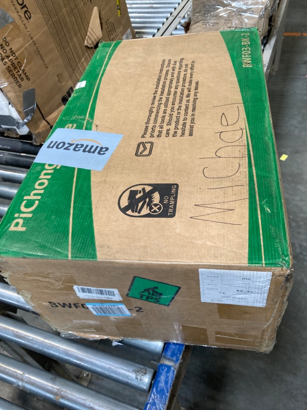 Photo 1 of ***PARTIAL SET***01 BOX OF 02***22-Inch Wide Modern Nightstands Set of 2 with Charging Station, End Tables with 3 Large Drawers, Simple Design Bedside Table for Bedroom and Office,Black