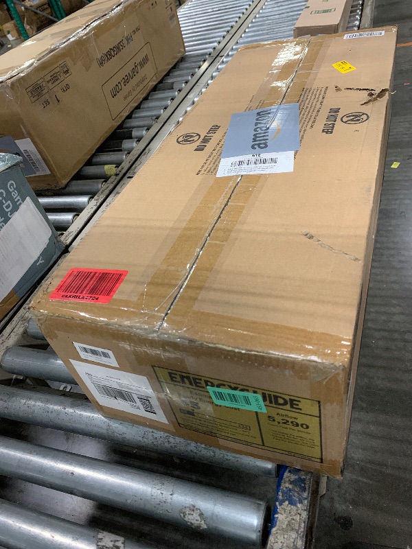 Photo 1 of ****FOR PARTS ONLY - MISSING WIRING**** Fanbulous 65 Inch Ceiling Fans with Lights and Remote, Black Indoor/Outdoor Ceiling Fan with Quiet Reversible DC Motor, 6 Speeds, 3CCT, 8 Blades Large Ceiling Fan for Living Room Bedroom Patio