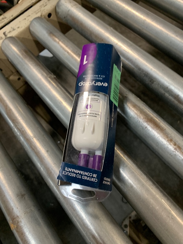 Photo 1 of **UNTESTED**
everydrop by Whirlpool Ice and Water Refrigerator Filter 1, EDR1RXD1, Single-Pack , Purple