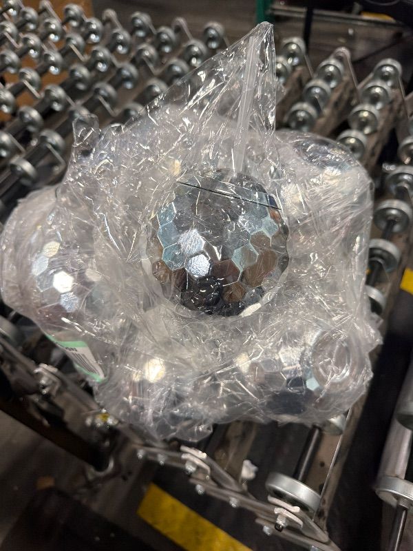 Photo 1 of *MINOR DAMAGE - USED*
Haull 8 Pcs Large Disco Ball Set Silver Mirror Disco Reflective Ball with Hanging Ring Party Ornament Decoration for Stage Club Ballroom Dance Hall Wedding Prom Props(12'', 8'', 6'', 4'')
