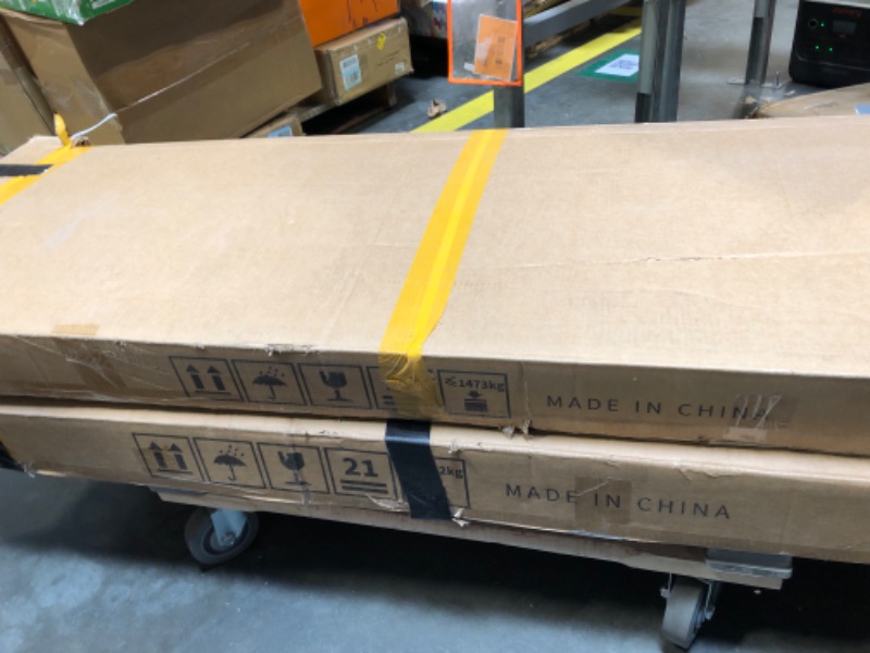 Photo 1 of ***HAS SCRATCHES**USED***MINOR DAMAGE***FINAL SALE***DWVO 12x8ft Metal Outdoor Storage Shed with Window, Lockable Tool Storage Sheds, Oversized Steel Garden Sheds with Sloped Roof for Backyard, Patio, Garage, Lawn, Gray & White