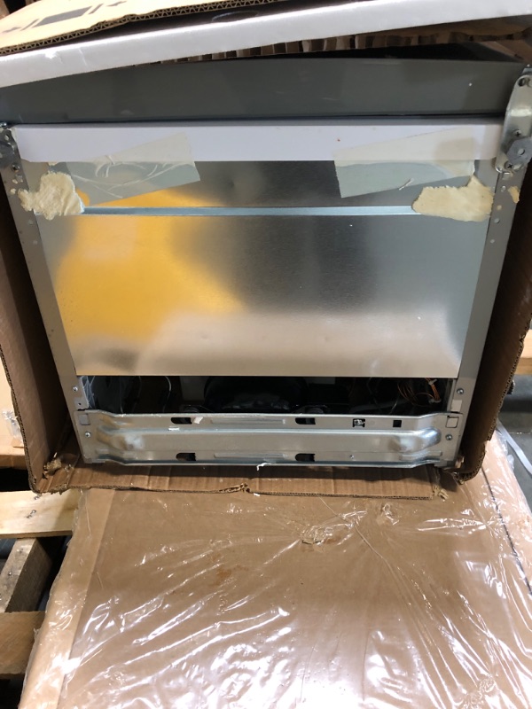 Photo 1 of ***SOME DENTS !!!EUHOMY 7.4 Cu.Ft. Refrigerator with Freezer, 2 Door Fridge, Adjustable Thermostat?Large Capacity, Refrigerator for Kitchen/Dorm/Office/Apartment - Food Storage or Cooling drinks, Silver
