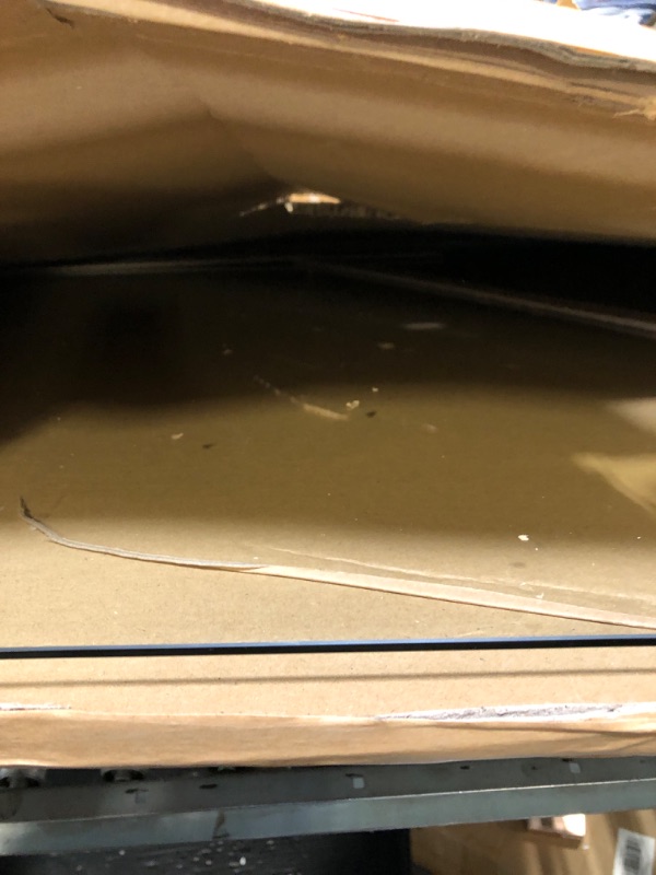Photo 1 of **HAS CRACKS IN IT!!!!FINAL SALE!!!!!!!Koonmi Tempered Glass Chair Mat 36"x48" - Premium Office Chair Mat for Hardwood Floors & Low-Pile Carpet with 4 Non-Slip Pads - Thick Scratch-Resistant Surface