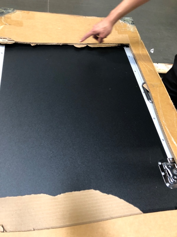 Photo 1 of ***HAS A SCRATCH********MWE Mobile Digital Signage Display 43in,Portable UHD Touchscreen Advertising Display Kiosk Poster App Publishing,Video Photo Booth Standby Series Screen Mirroring (NonTouch Screen, Metallic, 43in)