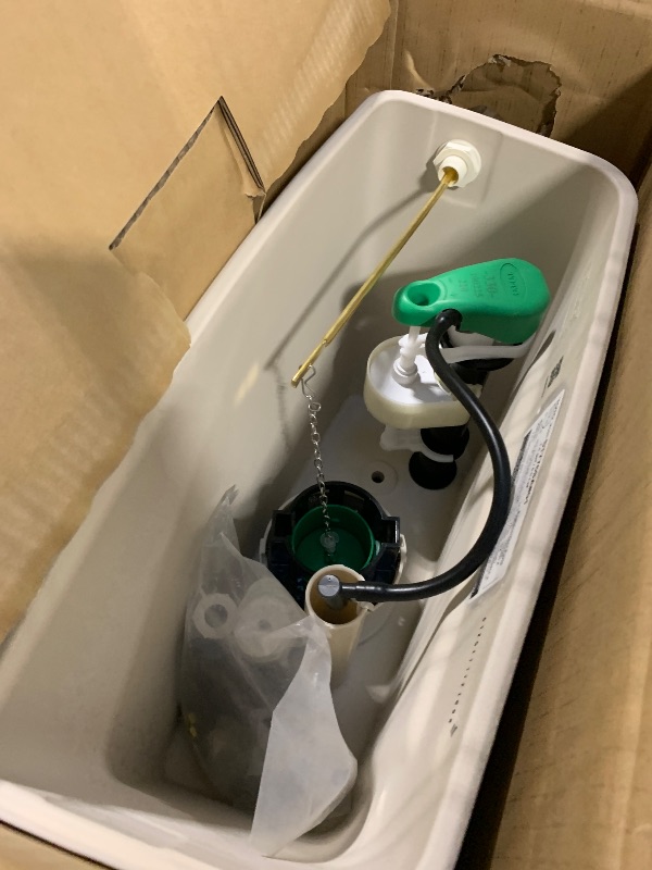 Photo 1 of ***PARTIAL SET - TANK ONLY*** TOTO Drake Two-Piece Elongated 1.6 GPF Universal Height TORNADO FLUSH Toilet with CEFIONTECT, Cotton White - CST776CSFG#01