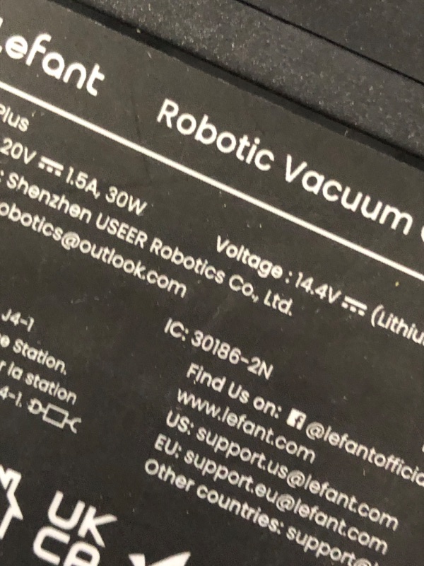 Photo 1 of ** Sold as is no refund/return** see comments !
Lefant LiDAR Robot Vacuum and Mop,75-Day Self-Emptying,6000Pa Powerful Suction,Customized Cleaning,Home Mapping, 140 Min Runtime, Roller Brush for Carpet,2.4G/5G WiFi/Alexa/APP/iWatch,M2 Plus
