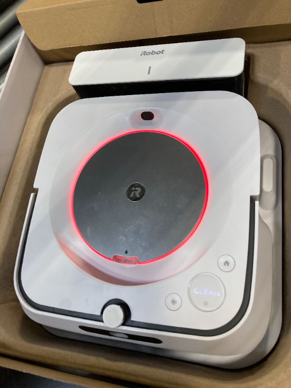 View 3 of ***USED 04/05/2026 iRobot Braava Jet M6 (6110) Ultimate Robot Mop- Wi-Fi Connected, Precision Jet Spray, Smart Mapping, Works with Alexa, Ideal for Multiple Rooms, Recharges and Resumes, White