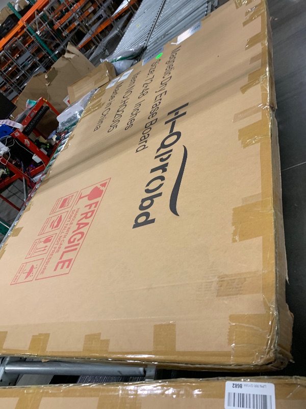 Photo 1 of ***SEE PICTURES**** H-Qprobd 72"x48" Large Dry Erase Board for Wall 6' x 4' Magnetic Whiteboard Aluminum Presentation White Boards with Long Pen Tray, 6 Markers, 2 Erasers &12 Magnets