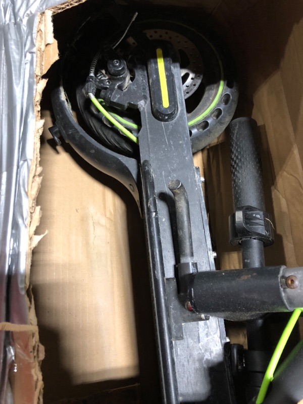 Photo 1 of ***FINAL SALE/NO RETURN, SOLD AS PARTS***

Electric Scooter for Adults, Folding E Scooter with 350W/500W Motor 19Mph Top Speed 18 Miles Long Range, 8.5" Solid Tires Portable Commuting Motorized Kick Scooters Double Braking System - Green