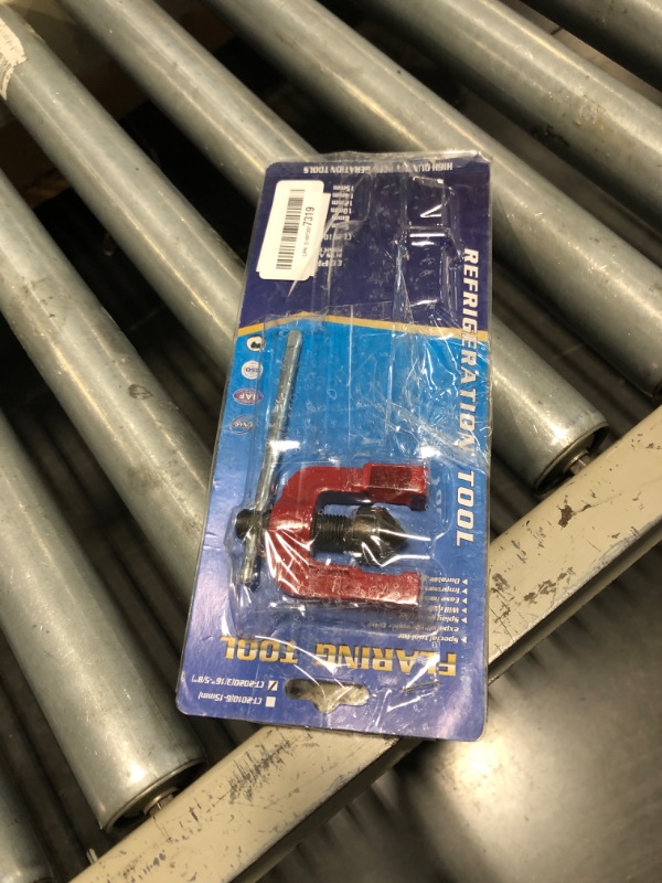 Photo 1 of *MISSING PARTS*
YGDMD 45° Single Flaring Tool HVAC,Non-Slip Copper Flaring Tool with 6 Dies 3/16" to 5/8",Practical Flarings Tools for Copper Tubing Car Tools for HVAC Plumbing & Refrigeration Project