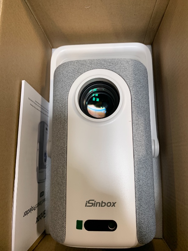 Photo 1 of [Short Throw/1200ANSI/Built in Apps] 4K Outdoor Projector with WiFi and Bluetooth, Auto Focus Projector with Dual-Mode Stand, Smart Portable Proyector with Netflix/YouTube/PrimeVideo & Dolby