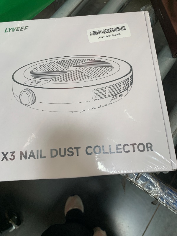 Photo 1 of ** FACTORY SEALED***Nail Dust Collector for Home & Professional Tech, Cordless Rechargeable Vacuum Fan with 10 Speeds, Low Noise Strong Suction, Portable Dust Cleaner with 2 Filters & Brush