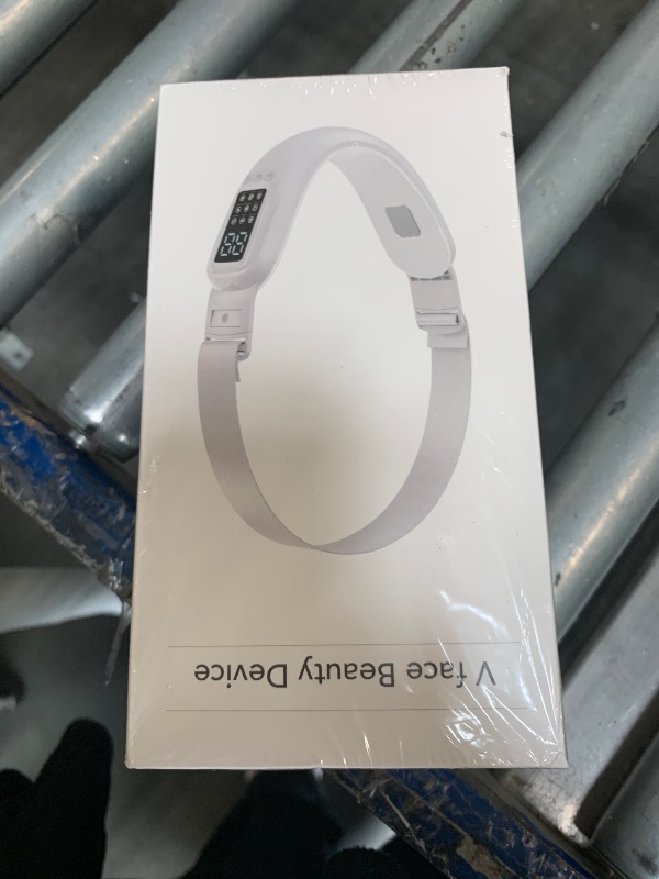 Photo 1 of ** FACTORY SEALED***********V-Face Electric Double Chin Device with 8 Modes & 15 Gear Adjustable Intensities - Intelligent V-Face Machine for Contouring Double Chin - White