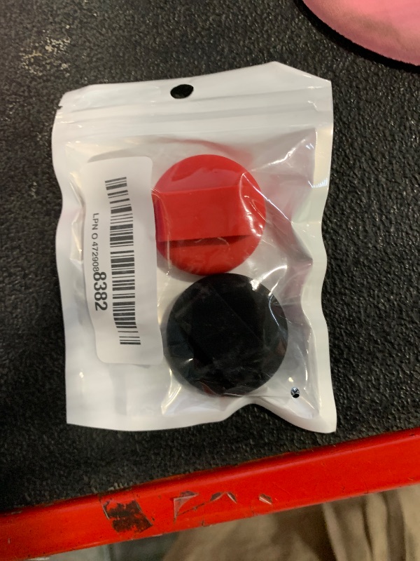 Photo 1 of [2 Pack] Princess Cruise Medallion Watch Adapters Holder for Carnival Medallion (2024, 2025,2026),Silicone Accessory Fits Watch Wristbands, Also for Apple AirTag Cat Collar Holder, Black/Red