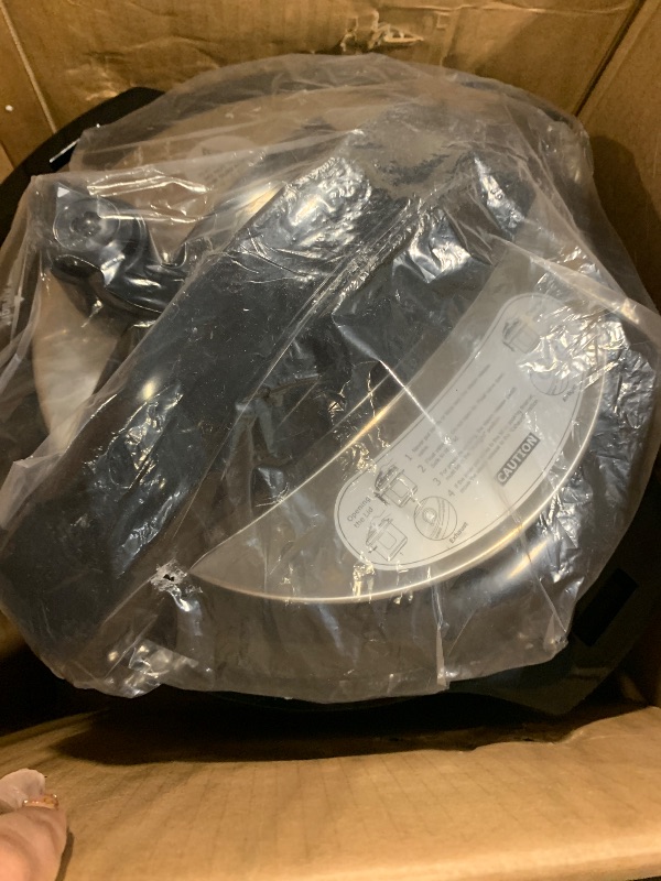 Photo 1 of ***It's missing the inner pot***CARORI 1200W 12-in-1 Electric Pressure Cooker 8Qt, Stainless Steel Pressure Cooker, Slow Cook Rice Cooker Steamer Sauté, Yogurt Maker, Warmer & Sterilizer with Recipe, Safer Venting Design, Black
