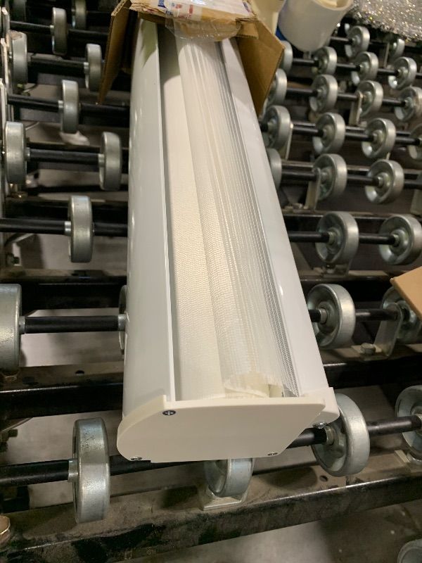 Photo 1 of ***MISSING HARDWARE, SELLING FOR PARTS, AS IS FINAL SALE****ShadesU Cordless Zebra Blinds – Light Filtering Dual-Layer Window Shades for Privacy (White Color) (40 x 72"***MISSING HARDWARE, SELLING FOR PARTS, AS IS FINAL SALE****