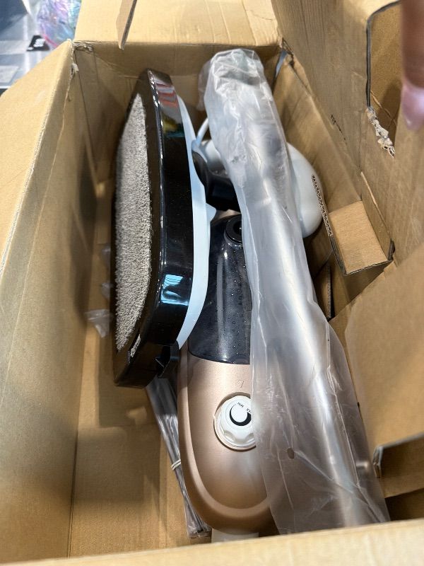 Photo 1 of *MISSING PARTS*
Steam Mop - All-in-one Powerful Handheld Steam Cleaner Detachable Floor Steamer with 11 Accessories, MultiPurpose Steamer for Hardwood Floors, Clothes,Windows,Tiles,Carpet, Whole Home Use, Rose Gold
