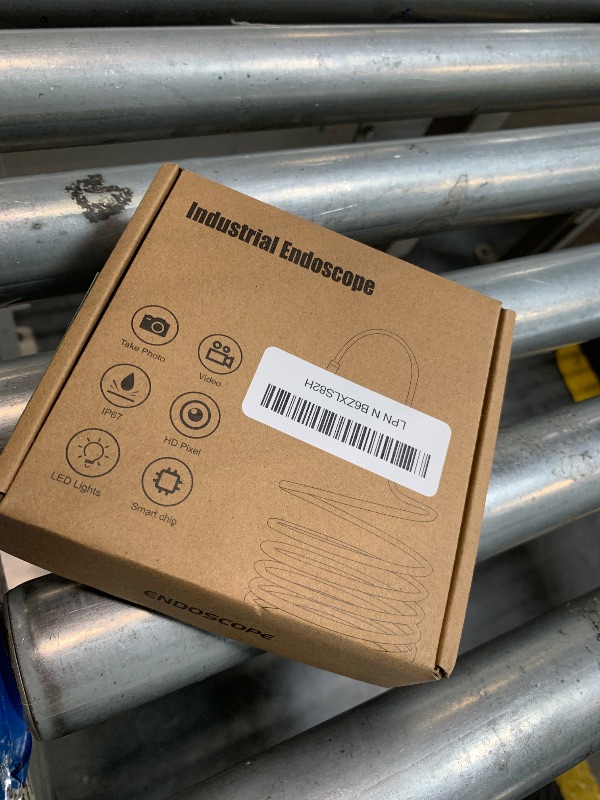 Photo 1 of [Dual-Lens] Endoscope Camera with Light, 1920P HD Borescope with 8+1 Adjustable LED Lights, IP67 Waterproof 16.5FT Semi-Rigid Snake Cord Inspection Camera for iPhone, iPad and Android Phone (Type C)