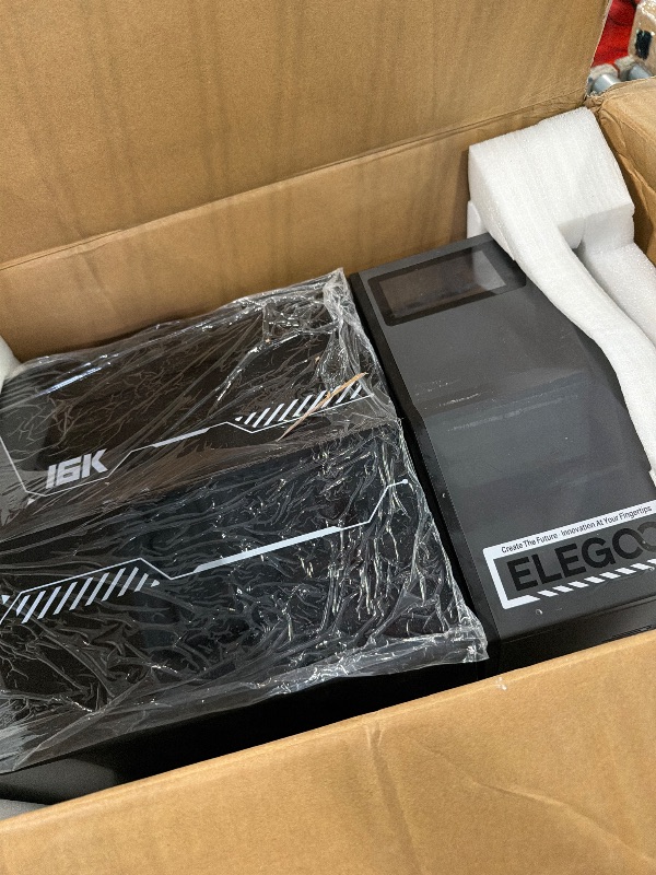 Photo 1 of ***UPDATED 5/2***ELEGOO 16K Saturn 4 Ultra Resin 3D Printer, Fast Printing up to 150mm/h, 10inch 16K Ultra High Resolution, Automatic Leveling, Smart Mechanical Sensor, AI Camera, Large Printing Size 8.33"×4.66"×8.66"