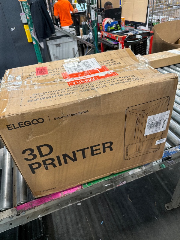 Photo 1 of ***UPDATED 5/2***ELEGOO 16K Saturn 4 Ultra Resin 3D Printer, Fast Printing up to 150mm/h, 10inch 16K Ultra High Resolution, Automatic Leveling, Smart Mechanical Sensor, AI Camera, Large Printing Size 8.33"×4.66"×8.66"