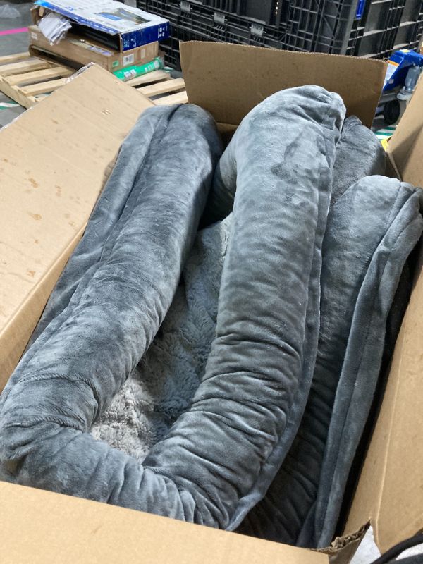 Photo 1 of ***UPDATED 5/1***WNPETHOME XXL Extra Large Dog Bed, Washable Dog Couch with Removable Waterproof Cover, Orthopedic Large Pet Sofa Bed with Bolster Sides for Sleeping