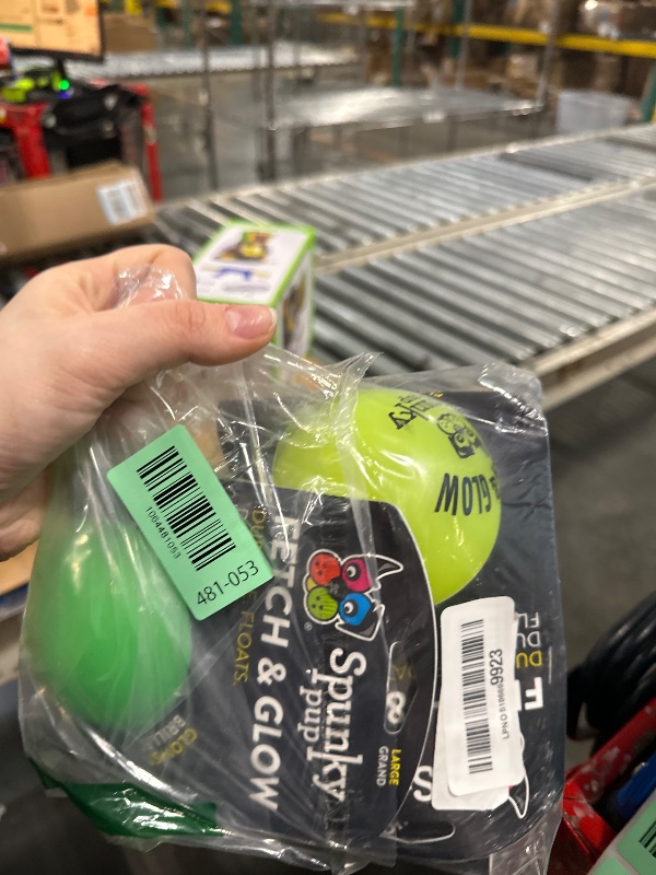 Photo 1 of (3 Pack) Spunky Pup Fetch and Glow Ball - Large [Colors Vary]