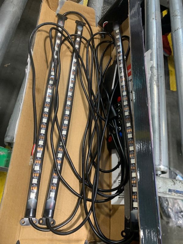 Photo 1 of ****sold for part final sale***Nilight 72 LED USB Interior Strip Lights Dream Color RGB-IC 12V DC with App RF Remote Control Multicolor Footwell Under Dash Chasing Inside Light Kits 2 Lines Music Sync Mode for Cars Truck ATV UTV