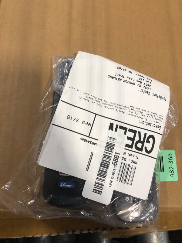 Photo 1 of (Pack of 2) Replacement Remote Control Only for Roku TV, Compatible for TCL Roku/Hisense Roku/Onn Roku/Sharp Roku/Element Roku/Westinghouse Roku/Philips Roku Smart TVs (Not for Roku Stick and Box)