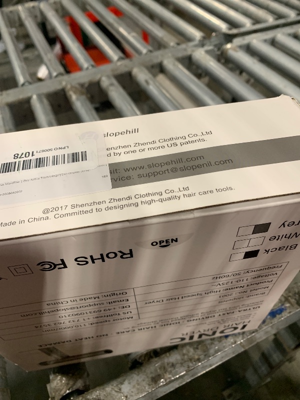 Photo 1 of ***FACTORY SEALED SEE LIVE PHOTO***slopehill Hair Dryer with Unique Brushless Motor | Intelligent Fault Diagnosis | Innovative Microfilter | Oxy Active Technology | Led Display (Grey)