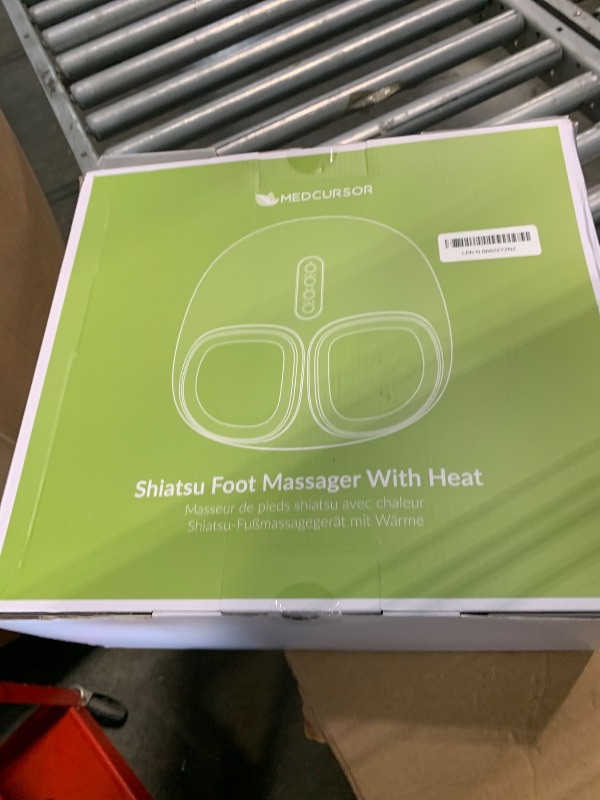 Photo 1 of ** SOLD A IS NO REFUND/RETURN** SEE COMMENTS!
Medcursor Foot Massager with Heat - Shiatsu Feet Massage Machine Delivers Relief for Tired Muscles & Plantar, Deep Kneading Therapy, Multi-Level Settings for Home, Office Use, Size up to 13"