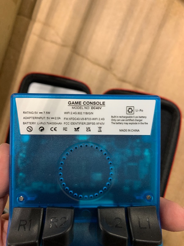 Photo 1 of ***MAJOR DAMAGE, VIEW NOTES*** DC40V Retro Handheld Game Console - 4.0 Inch Retro Gaming Console with Preloaded 20,000+ Classic Games, Open Source Linux System, Built-in 64G TF Card, Portable Pocket Hand Held Video Game