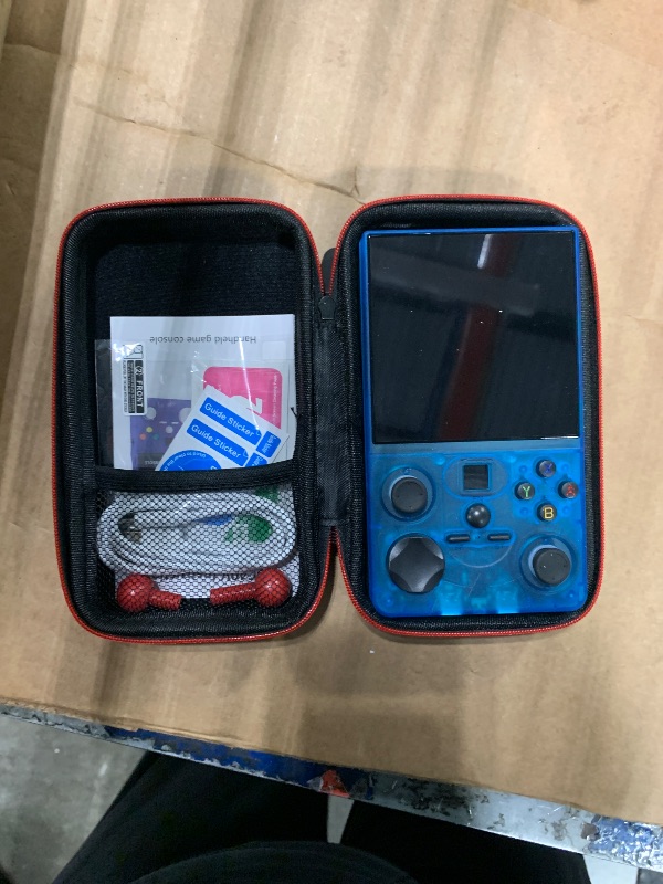 Photo 1 of ***MAJOR DAMAGE, VIEW NOTES*** DC40V Retro Handheld Game Console - 4.0 Inch Retro Gaming Console with Preloaded 20,000+ Classic Games, Open Source Linux System, Built-in 64G TF Card, Portable Pocket Hand Held Video Game