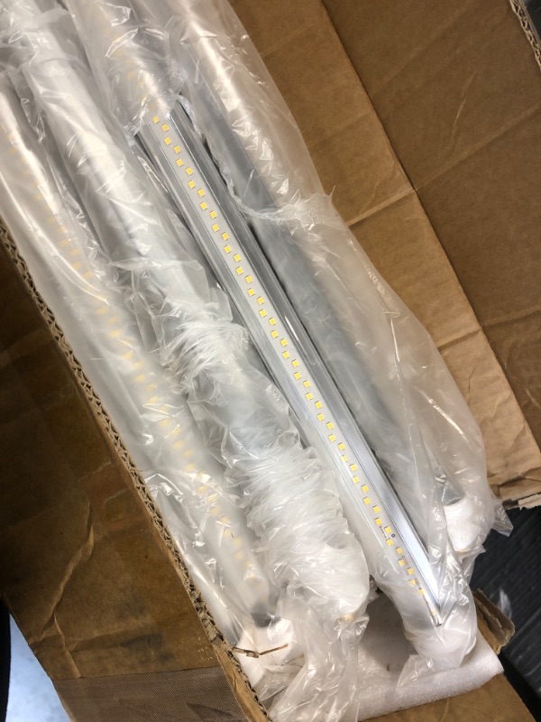 View 2 of **** similar**
Barrina 8FT LED Shop Lights Fixture, T8 72W 10000lm 5000K, Daylight White, Clear Cover, V Shape,Tube Light, Hight Output, Bulbs for Garage, Warehouse, Plug and Play,8