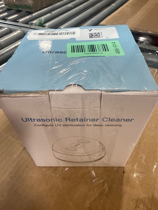 Photo 1 of ***VERY USED*** Dental Ultrasonic Retainer Cleaner Machine: 45kHz Dental Cleaning Pod with Digital Timer & 200ML, Deep Cleaning for Dentures, Mouth Guards, Aligners, Night Guards, Braces, Toothbrush Heads & Jewelry