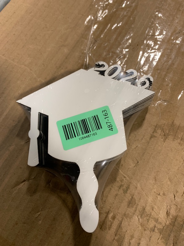 Photo 1 of **FACTORY SEALED**
Anglechic 12 Pcs Sublimation Graduation Fans Blank Class of 2026 Gifts DIY Hand Paddle Fan with Wood Photo Frame for Celebrate Graduation Wedding Party(Grad Cap,7.9 x 5.9 Inches)