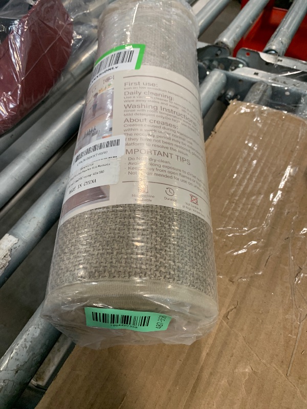 Photo 1 of ** UNCLEAN*** YDKGL Long Kitchen Runner Rugs Non Slip Washable, Linen-Like 0.3" Thick Cushioned Absorbent Kitchen Mats for Floor, Mild Anti-Fatigue Sink Floor Mat Laundry Standing Mat, Easy Clean, Brown 17"x71"