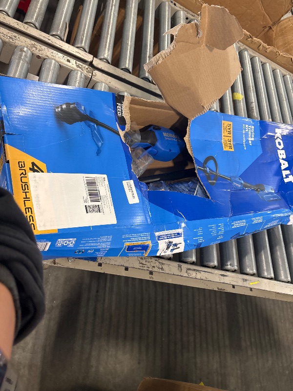 Photo 1 of ***BATTERY AND CHARGER NOT INCLUDED*** Kobalt 40-Volt Max 15-in Straight Cordless String Trimmer (Charger Included) no battery