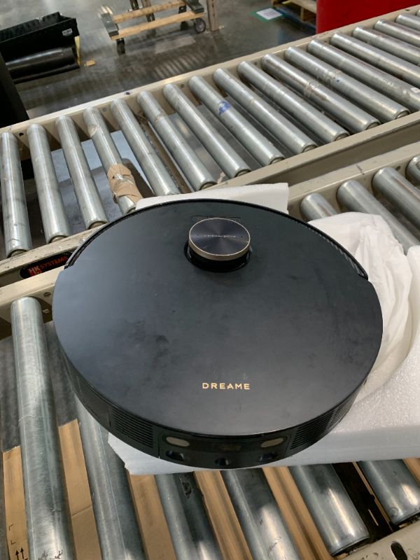 Photo 1 of **TESTED: ITEM WORKS, USED** DREAME X60 Max Ultra Complete Robot Vacuum and Mop, Upgraded from X50 Series, 3.13in (7.95cm) Ultra-Thin Design, 35,000Pa Suction, Self Emptying&Refilling, Mop Self-Cleaning, 280+ Obstacle Avoidance